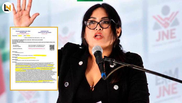 SUsy Aponte CHina Polo Policía Ancash