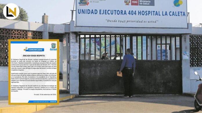 Impiden ingreso a director Regional de Salud de Áncash.