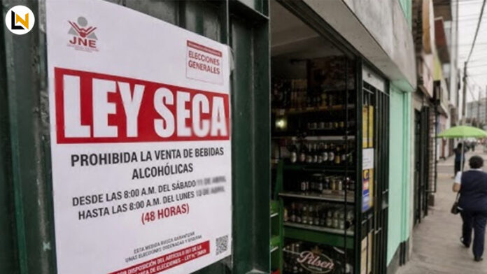 jne ley seca jurado nacional de elecciones bebidas alcocholicas